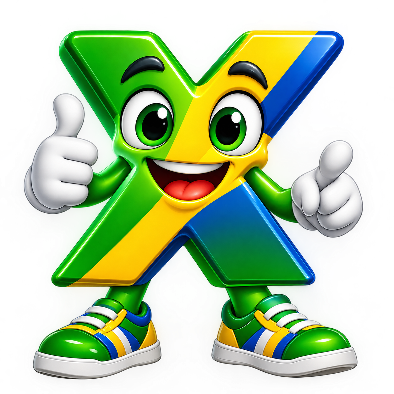 Mascote Xamei Positivo